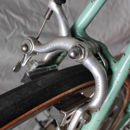 Bici corsa Bianchi Superleggera anni 80 dettagli pantografo tg. 48