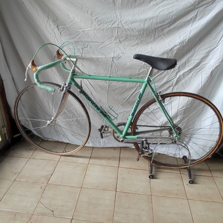 Bici corsa Bianchi Superleggera anni 80 dettagli pantografo tg. 48