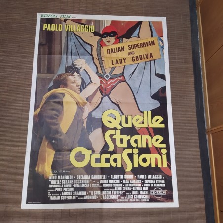 Manifesto originale Quelle strane occasioni 1976 Piccoli strappi...