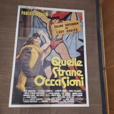 Manifesto originale Quelle strane occasioni 1976 Piccoli strappi... 2