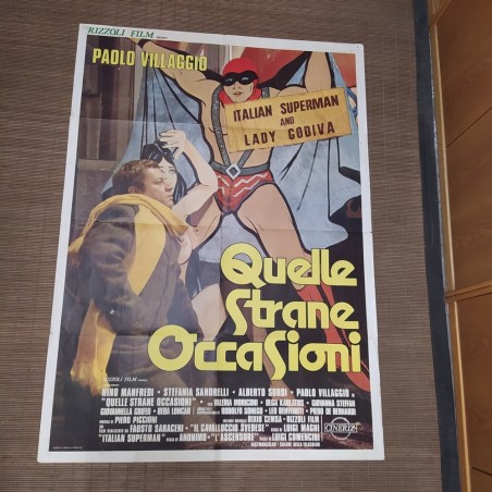 Manifesto originale Quelle strane occasioni 1976 Piccoli strappi...