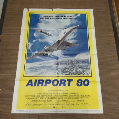 Manifesto originale Airport 80 1979 Strappi...