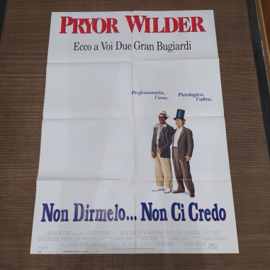 Manifesto originale Pryor Wilder Non dirmelo… non ci credo 1991 Alone di umid...