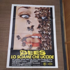 Manifesto originale Bees – Lo sciame che uccide 1978 Buono, piccoli strappi...