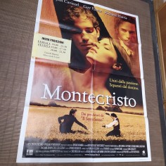Manifesto originale Montecristo 2002 Manifestino delle proiezioni con segni d... 2