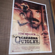 Manifesto originale Carabina Quigley 1991 Forellini di affissione, Strappo... 2