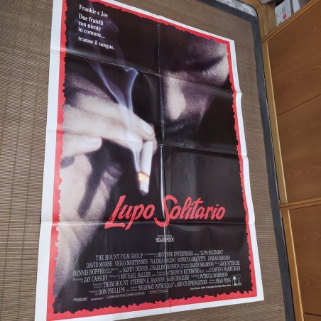 Manifesto originale Lupo solitario 1991 Buono...