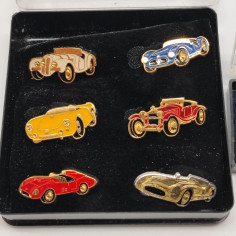 Lotto di 7 spillini smaltai Telecom Mille Miglia e Alfa Romeo. Buono 2