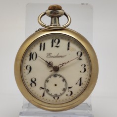 Orologio da taschino Eridano con diametro di 68 mm. Necessita riparazione 2