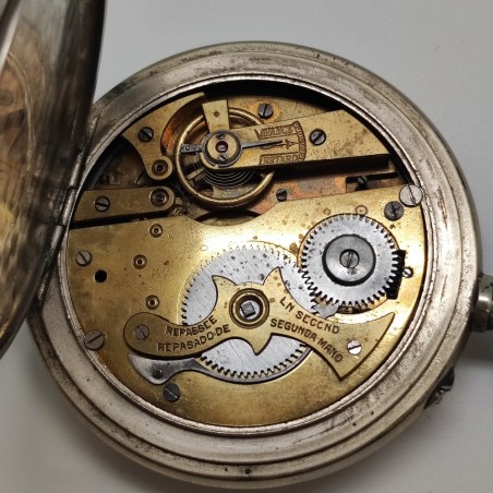 Orologio da taschino Eridano con diametro di 68 mm. Necessita riparazione