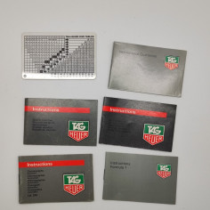 Lotto di 6 documenti e garanzia orologi Tag Heuer 2