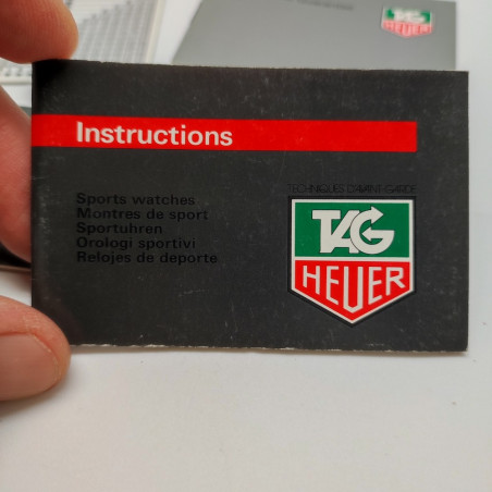 Lotto di 6 documenti e garanzia orologi Tag Heuer