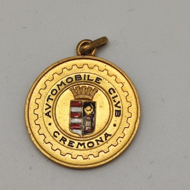 Medaglia Aci Cremona per Piacenza Edo datata 1951 argento 800. Graffi