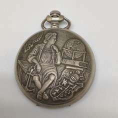Orologio da tasca Molnija celebrativo della scoperta dell'America. Da riparare 2