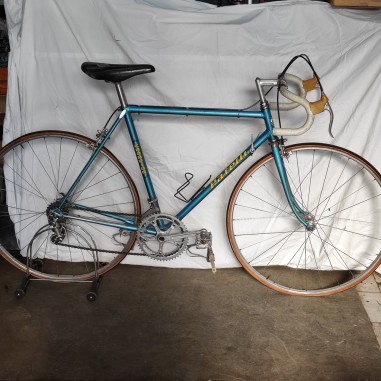 Bici corsa Patelli anni 70 tubi acciaio gruppo Campagnolo guarnitura Galli tg 53