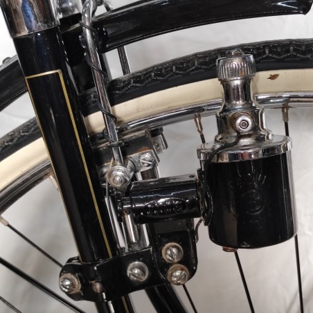 Bici da città Bianchi anni 40/50 nera filetti oro completa restaurata