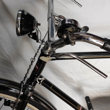 Bici da città Bianchi anni 40/50 nera filetti oro completa restaurata