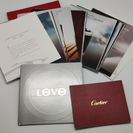 Lotto di 3 cataloghi Cartier 2006, 2007-08. Buone condizioni, lieve sbucciatura