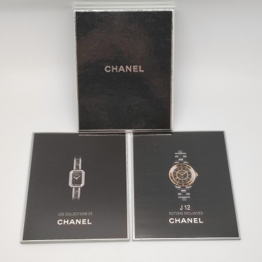 Cataloghi orologi Chanel in cofanetto. Ottime condizioni