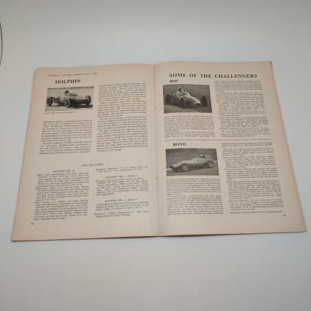 Volume Formula Junior Competition Cars, 1961 in inglese. Ingrigimenti