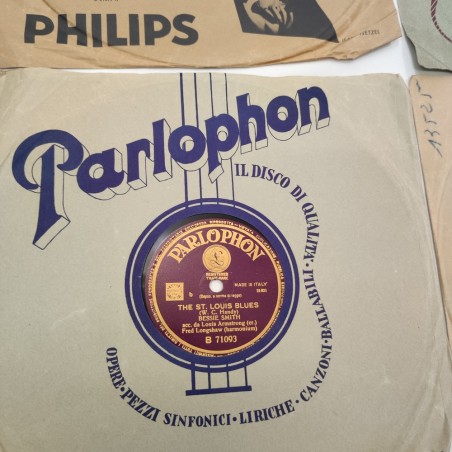 Lotto di 6 dischi 78 giri americani di blues americano. Piccole scheggiature