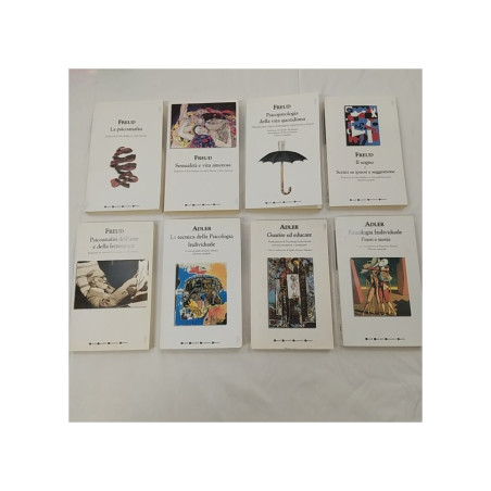 Lotto di 20 libri e 6 DVD di psicoanalisi e psicologia (Freud/Adler)