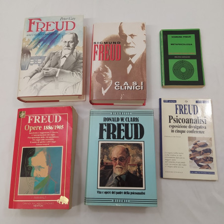 Lotto di 20 libri e 6 DVD di psicoanalisi e psicologia (Freud/Adler)