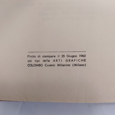Libro "La mia vita a 300 all'ora", Fangio e Giambertone, 2° edizione, 1963