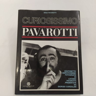 Libro "Curiosissimo Pavarotti", Adua Pavarotti e Giorgio Corzolani, 1990