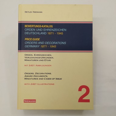 Guida ai prezzi Ordini e decorazioni Germania 1871/1945, tedesco e inglese