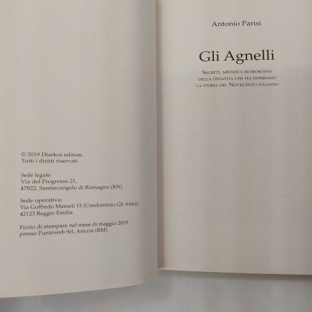 Lotto di 2 libri su Agnelli di Forattini e Parisi, anni 2000. Buone condizioni