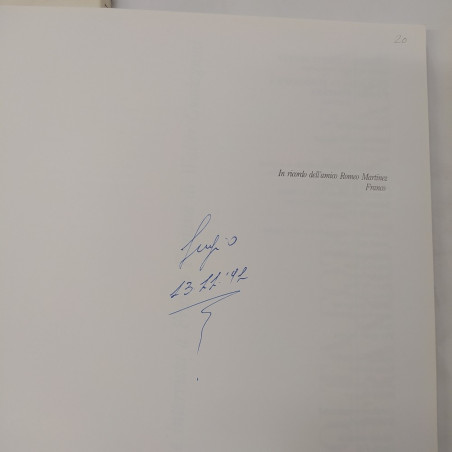 Lotto di 2 libri di Franco Fontana e Enzo Biagi, 1991/1977. Sbucciature