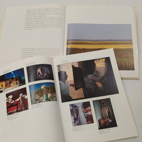 Lotto di 2 libri di Franco Fontana e Enzo Biagi, 1991/1977. Sbucciature