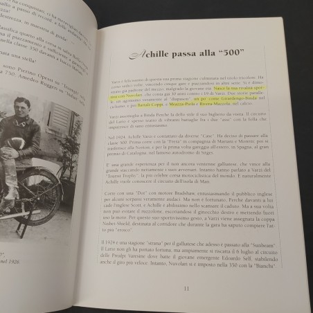 Volume Achille Varzi Mito e leggenda, Quaderni novaresi, Gianfranco Capra, 1998