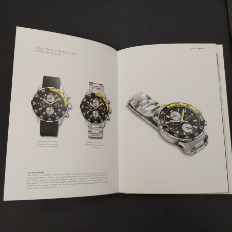 Catalogo di orologi svizzeri IWC 2009/10. Copertina rigida macchiata