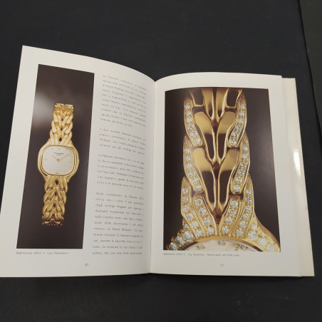 Catalogo di orologi Patek Philippe. Prima pagine incollata