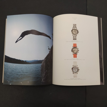 Catalogo di orologi La montre Hermes in tedesco. Segno a penna in copertina