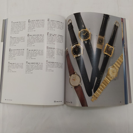 Catalogo d'asta Meeting Art di orologi moderni e d'epoca, 2005. Sbucciature