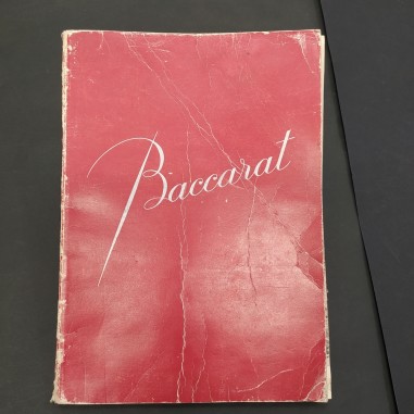 Catalogo di cristalli Baccarat Depuis 1764, 1973. Macchie e sbucciature