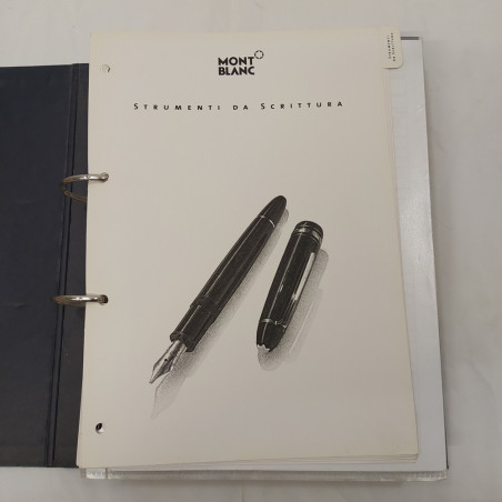 Catalogo accessori Montblanc 2007 in raccoglitore ad anelli. Polvere