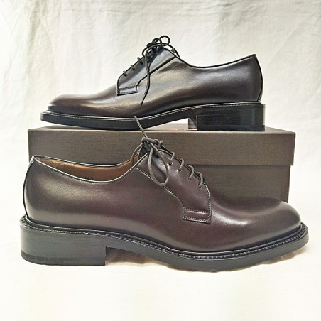 Scarpe eleganti uomo B. Cavalli vitello marrone scuro nuove n° 43,5