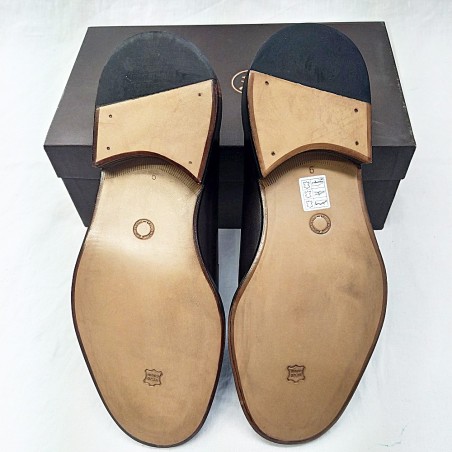 Scarpe eleganti uomo B. Cavalli vitello marrone scuro nuove n° 43,5