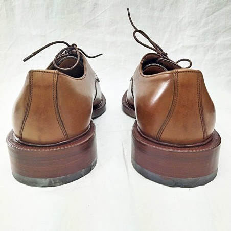 Scarpe uomo B. Cavalli marrone chiaro cuciture a vista nuove n° 43,5