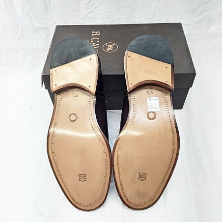 Scarpe eleganti uomo B. Cavalli n° 43,5 nuove vitello testa di moro