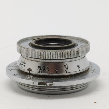 Obiettivo fotografico Elmar Leitz F＝3,5 cm 1:3,5 Necessita pulizia