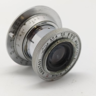 Obiettivo fotografico russo Industar-50 1:3,5 f＝5 cm usato ossidato