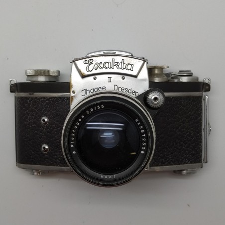 Macchina fotografica Exakta II, obiettivo Flektogon 2,8/35. Non funzionante