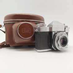 Macchina fotografica Zeiss Contaflex con obiettivo Tessar 1:2,8 - F＝45mm, fodero 2