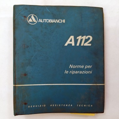 Norme per le riparazioni Autobianchi A112 in raccoglitore, 1973. Mediocre