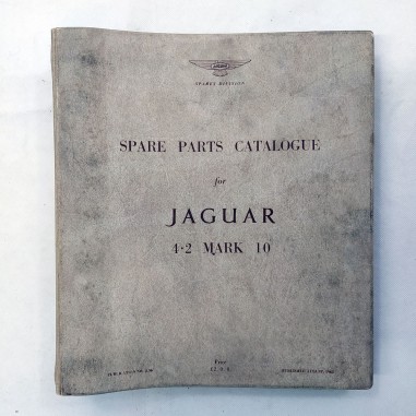 Jaguar Spare parts catalogue - Raccoglitore parti di ricambio 1965. Polvere